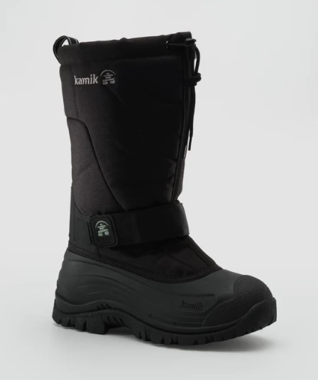 Kamik, Greenbay 4, Winter Boot, Black, Men's, side view