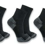 Carhartt Socks 3-Pack Midweight Cotton Blend Quarter (Men's)