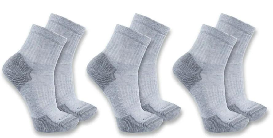 Carhartt Socks 3-Pack Midweight Cotton Blend Low Cut (Men's) - Bootleggers