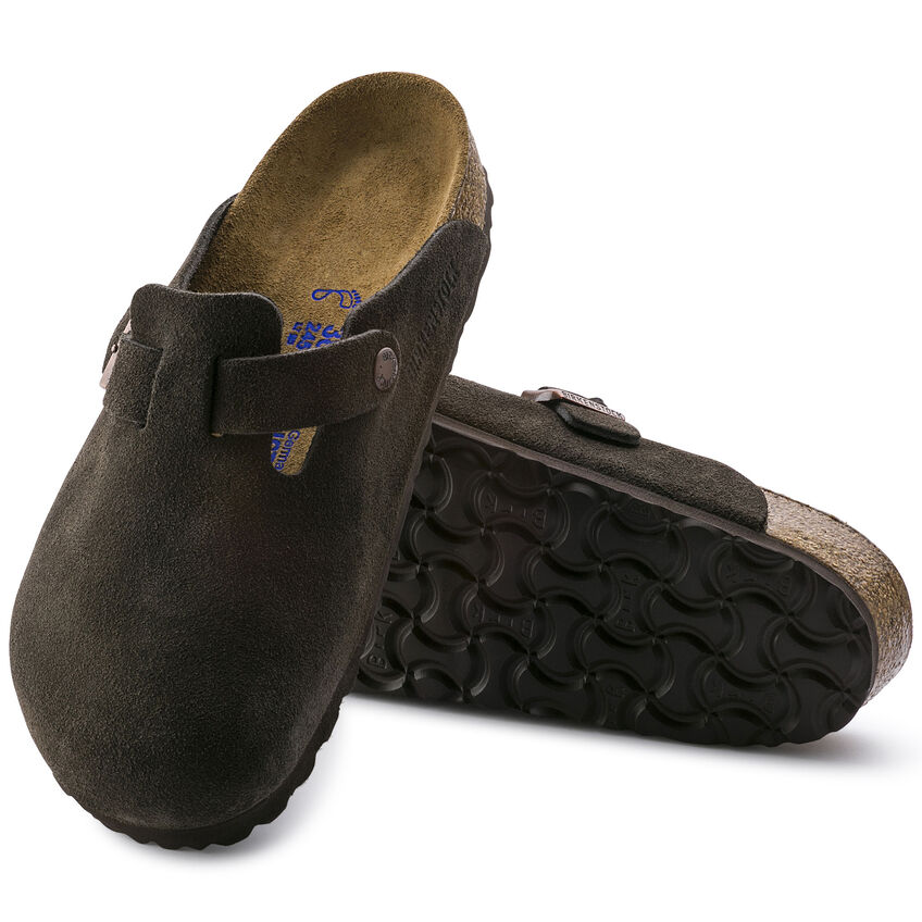 Birkenstock Boston Soft Footbed Suede Leather Clog (Women's