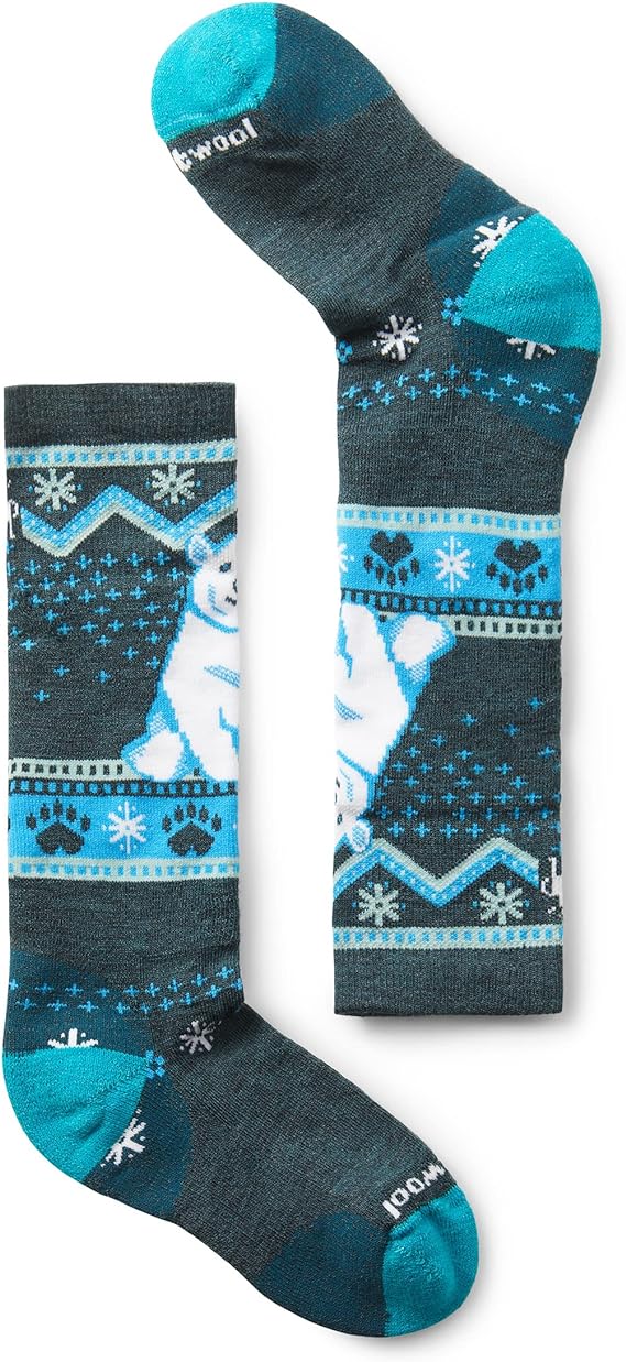 Smartwool Wintersport Full Cushion Polar Bear Pattern OTC - Calcetines -  Niños