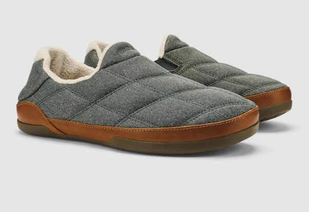 Olukai, Puku'i Slipper, Ash Ash, Men's, pair view