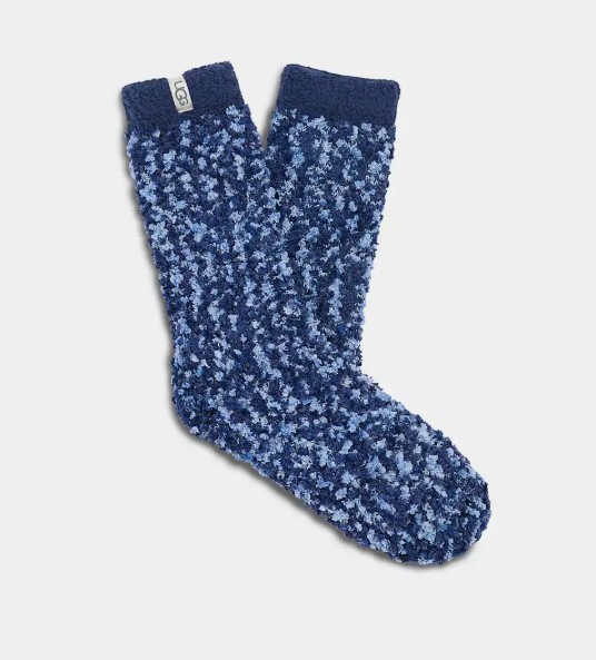 (取寄) アグ レディース コージー シュニール ソックス UGG women Cozy Chenille Socks Navy Ugg Cozy Chenille Sock (Women's) - Bootleggers