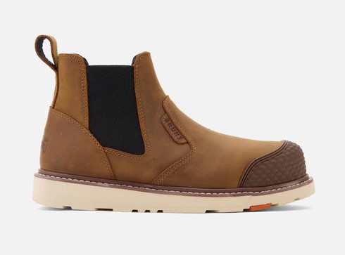 Brunt, Ohman, Comp Toe, Brunt Toe, Work Boot, Brown, Men's, side view