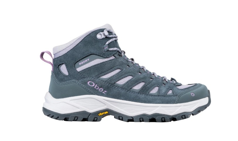 Women's Oboz Sawtooth Ascent Mid, Waterproof, Monsoon, Lateral view