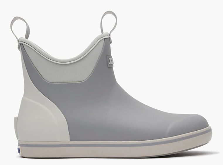Women's, Xtratuf, Ankle Deck Boot, Stingray Grey, Lateral View