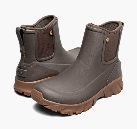 Bogs, Arcata II Chelsea, Winter Boot, Dark Brown, Men's, pair view
