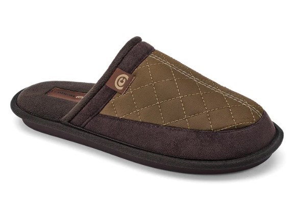 Cobian, Happy Camper Mule, Slipper, Brown, Men's, side view