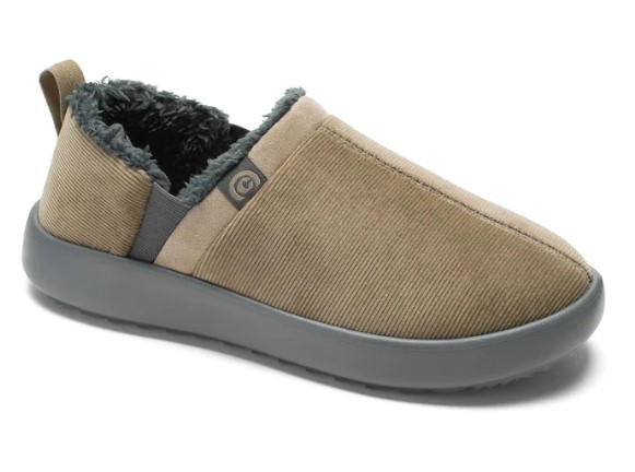 Cobian, Steamer, Slipper, Taupe, Men's,angle view