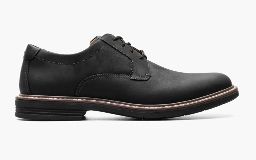 Florsheim, Norwalk, Plain Toe Oxford, Black, Men's, side view