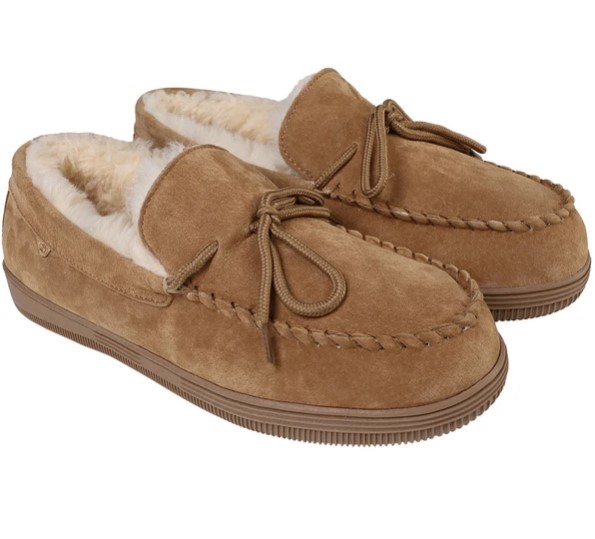 Lamo, Slipper Moc, Chestnut, Men's, pair view