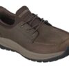 Skechers, Ollie, Slip Ins, Casual Shoe, Cocoa, Men's, angle view